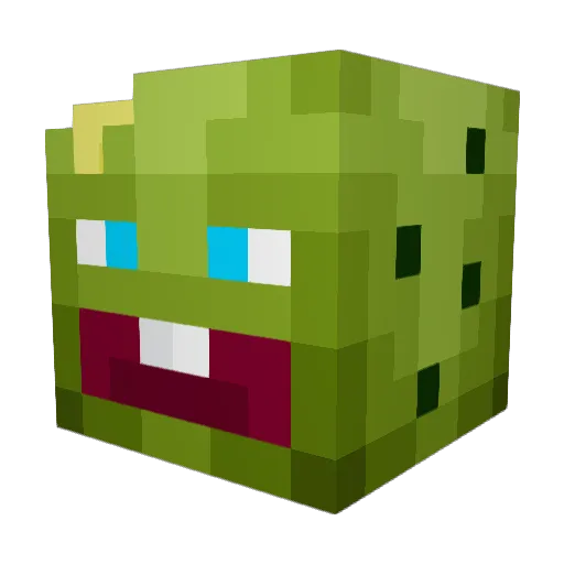 evilkittymobster Minecraft avatar head, 3D render