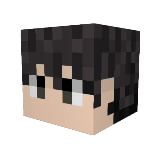 evilmaster360 Minecraft avatar head, 3D render