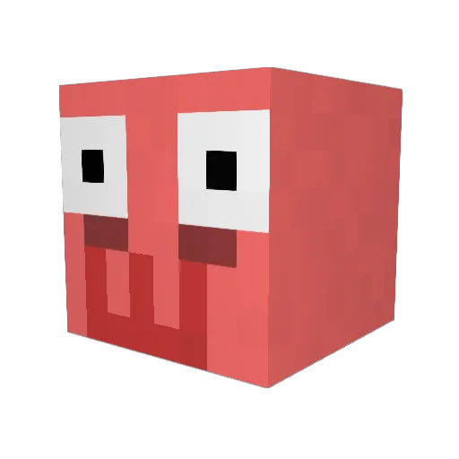 evilmike Minecraft avatar head, 3D render