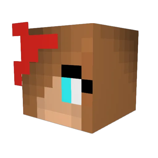 evilmonkey2014 Minecraft avatar head, 3D render