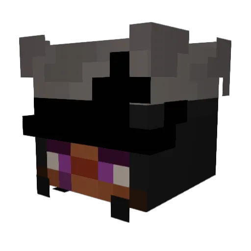 evilnaib Minecraft avatar head, 3D render