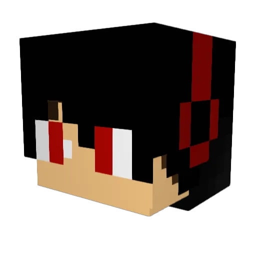 evilonion23 Minecraft avatar head, 3D render
