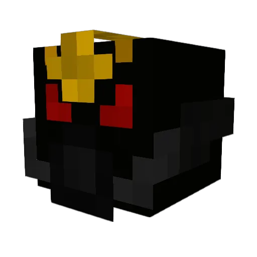 evilpooner Minecraft avatar head, 3D render