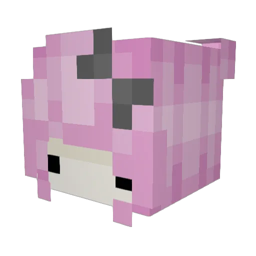 evilvievie Minecraft avatar head, 3D render