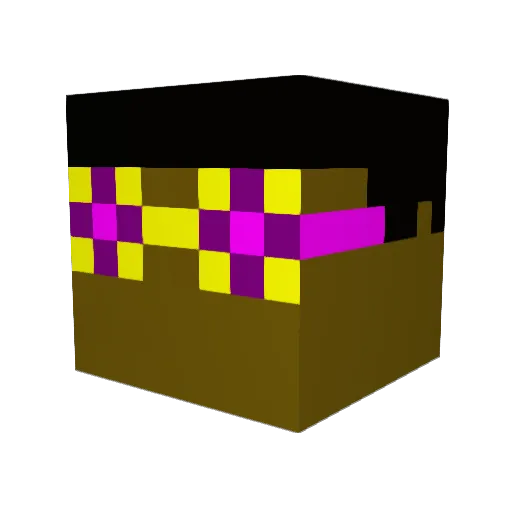 evilwizarddude Minecraft avatar head, 3D render