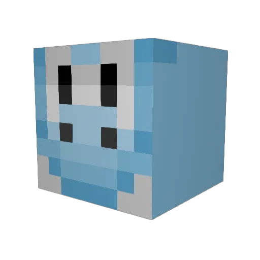 evinanikolop Minecraft avatar head, 3D render