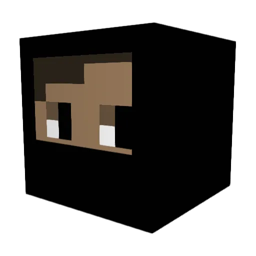 evinrad07 Minecraft avatar head, 3D render