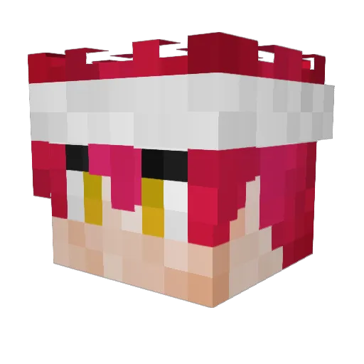 evintoN Minecraft avatar head, 3D render