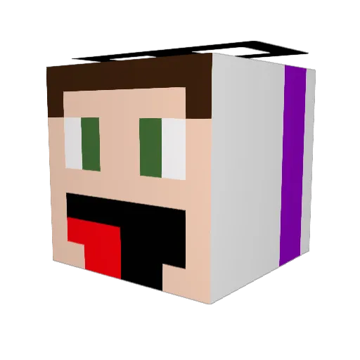 evitalet11 Minecraft avatar head, 3D render