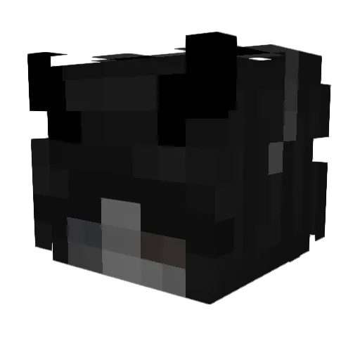 eviz02 Minecraft avatar head, 3D render