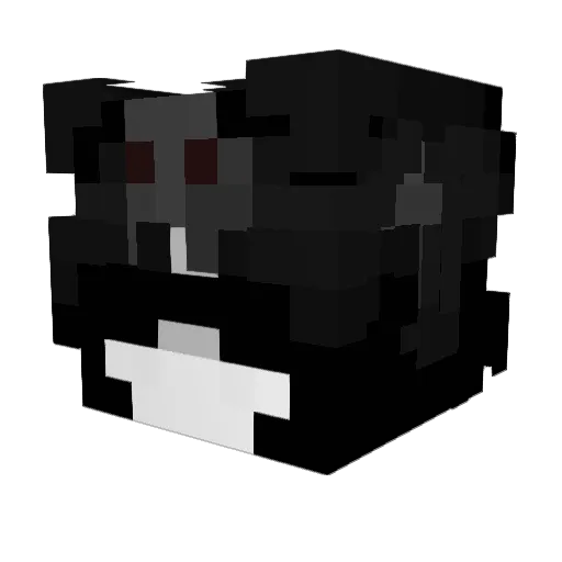 evmameineeier Minecraft avatar head, 3D render
