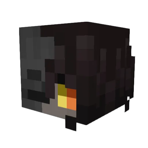 evnby Minecraft avatar head, 3D render