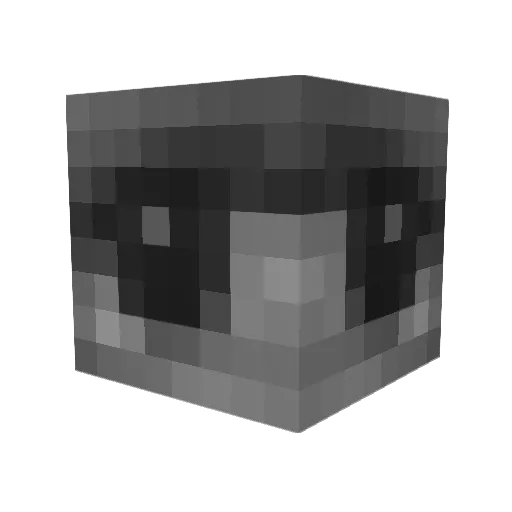 evnss Minecraft avatar head, 3D render