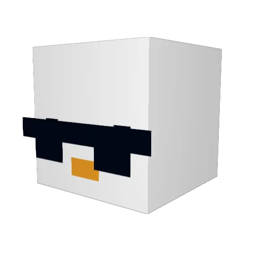 evo2225 Minecraft avatar head, 3D render