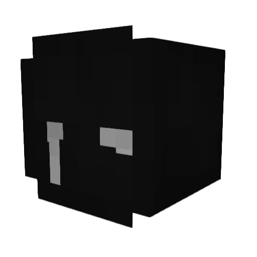 evo_808 Minecraft avatar head, 3D render