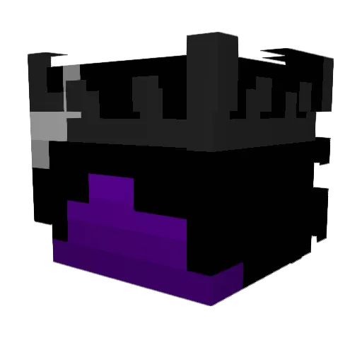 evofy Minecraft avatar head, 3D render