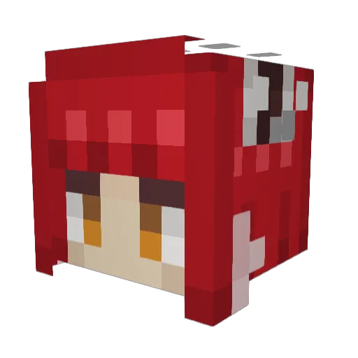 evolnve Minecraft avatar head, 3D render