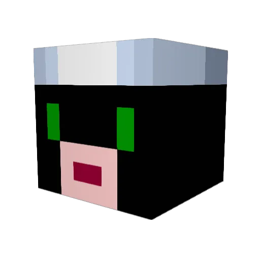evolutionman717 Minecraft avatar head, 3D render