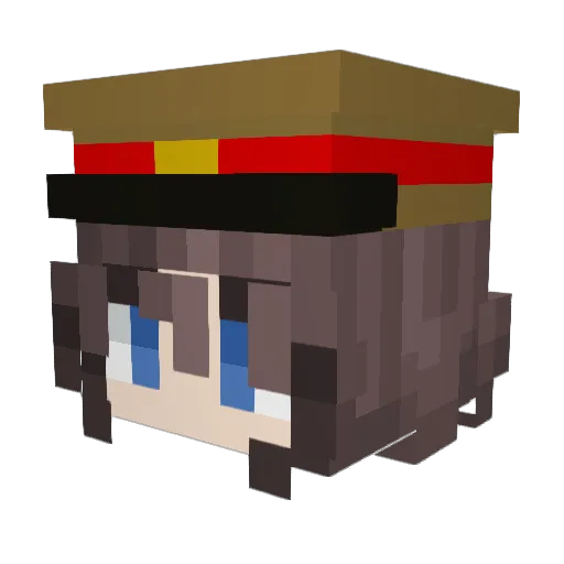 evolve520 Minecraft avatar head, 3D render