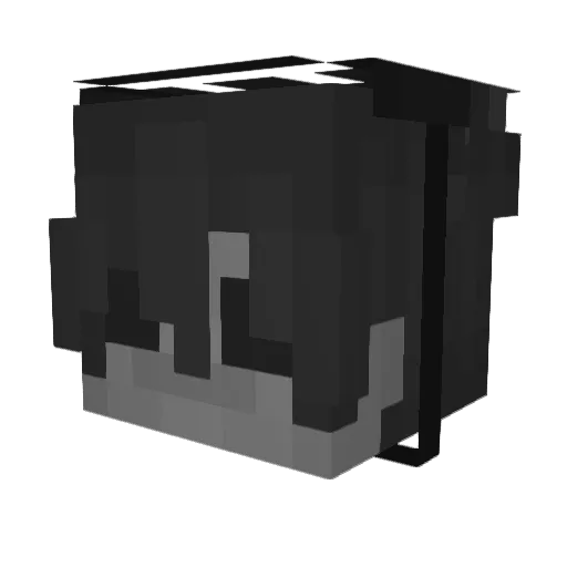 evonter Minecraft avatar head, 3D render