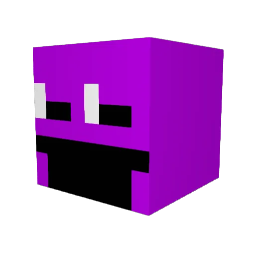 evrgetic Minecraft avatar head, 3D render