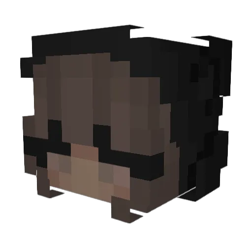 evvw Minecraft avatar head, 3D render