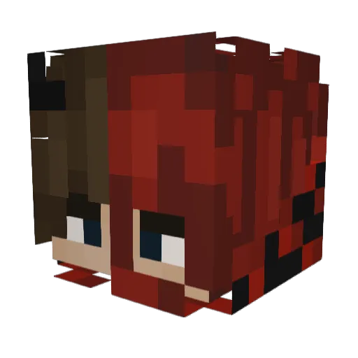 evyatartz123 Minecraft avatar head, 3D render