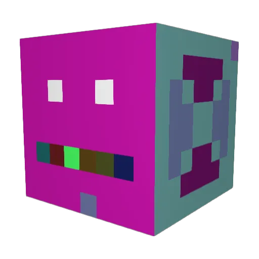 evynmartinez Minecraft avatar head, 3D render
