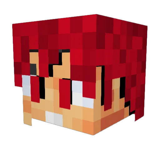 ewad77 Minecraft avatar head, 3D render