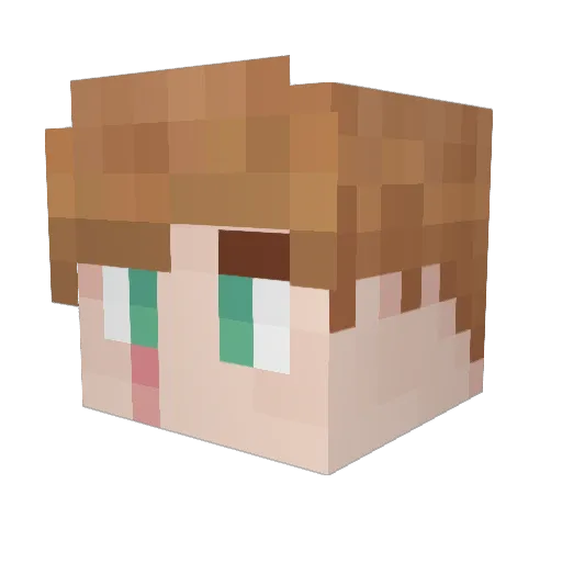 ewantb2 Minecraft avatar head, 3D render