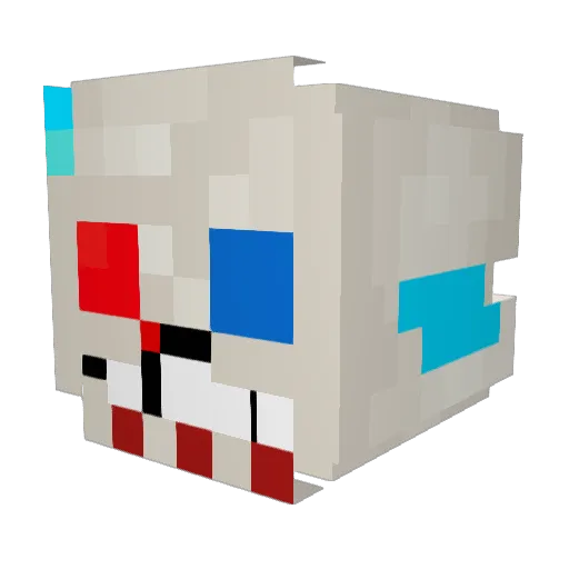 ewantnt Minecraft avatar head, 3D render