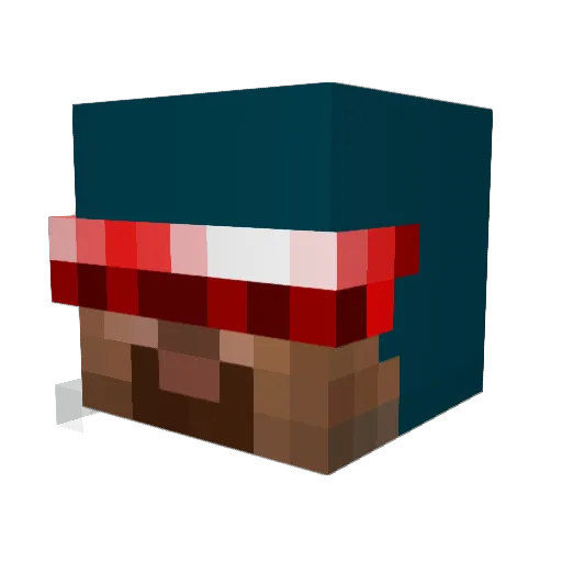 ewanybob Minecraft avatar head, 3D render