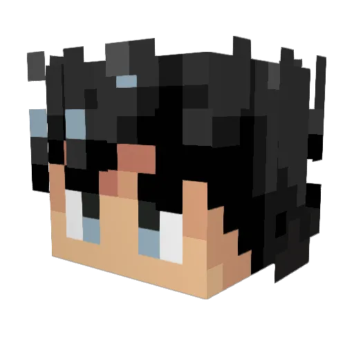 ewars44 Minecraft avatar head, 3D render