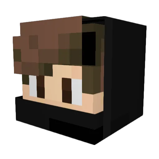 ewciaperpani Minecraft avatar head, 3D render