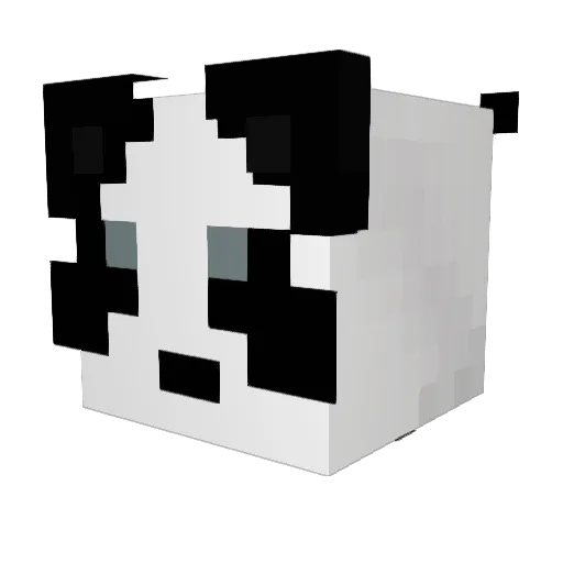 ewdor Minecraft avatar head, 3D render