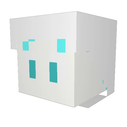 ewert07 Minecraft avatar head, 3D render