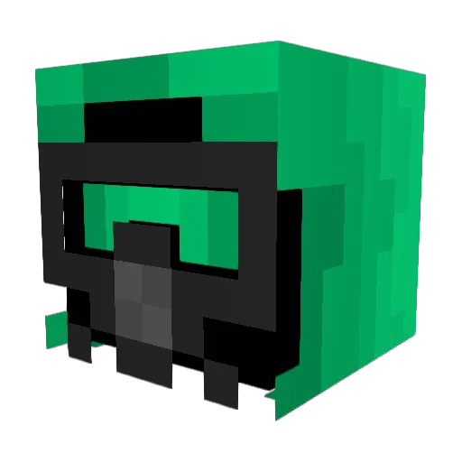 ewf121 Minecraft avatar head, 3D render