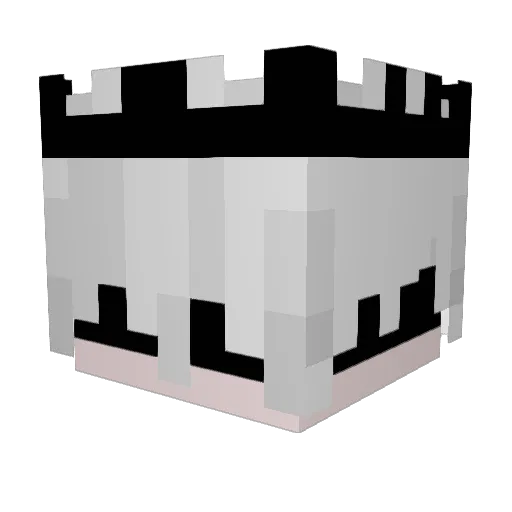 ewfssawed Minecraft avatar head, 3D render