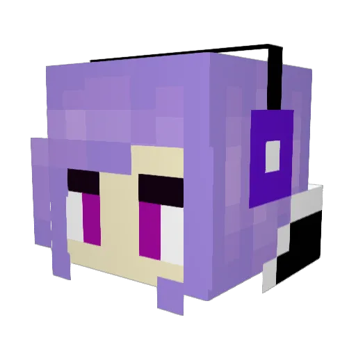 ewilso Minecraft avatar head, 3D render