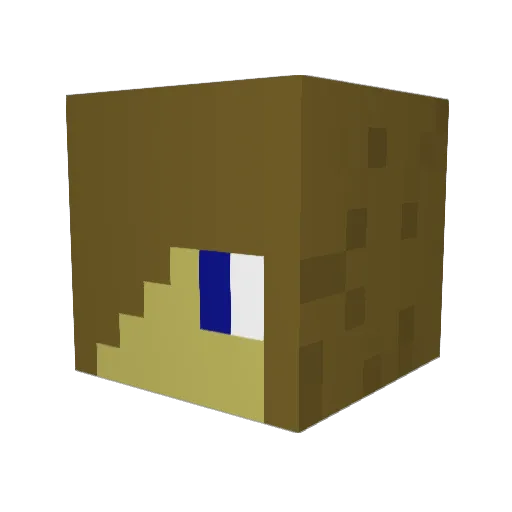 ewizard110 Minecraft avatar head, 3D render