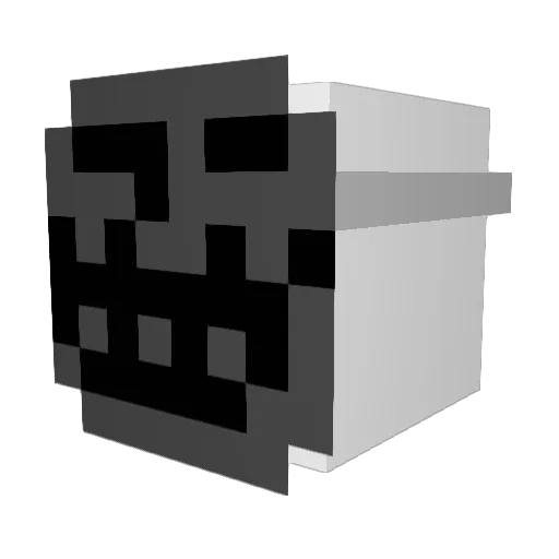 ewok825 Minecraft avatar head, 3D render
