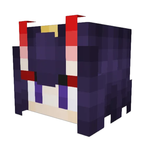 ewoq111q Minecraft avatar head, 3D render