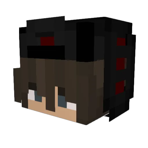 ewouhlynn Minecraft avatar head, 3D render