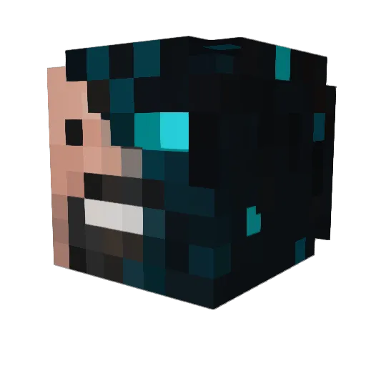 ewozz445 Minecraft avatar head, 3D render