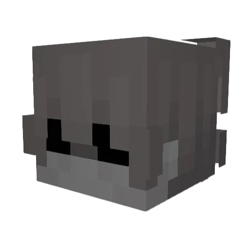 ewyw Minecraft avatar head, 3D render