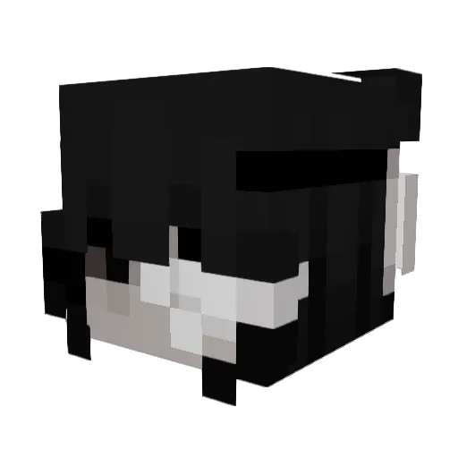 ex9si Minecraft avatar head, 3D render