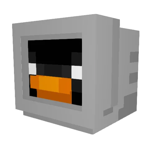 exabz Minecraft avatar head, 3D render