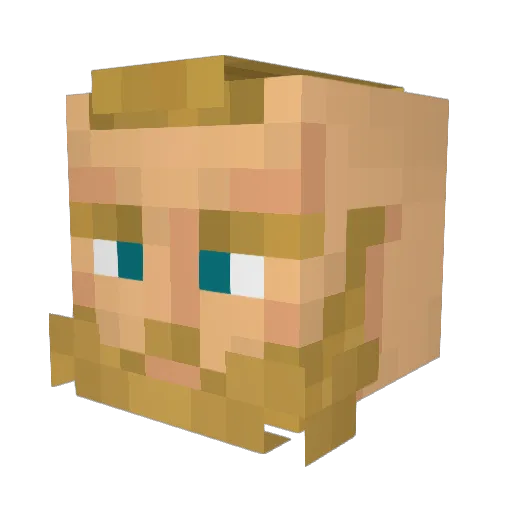 exarkunn91 Minecraft avatar head, 3D render