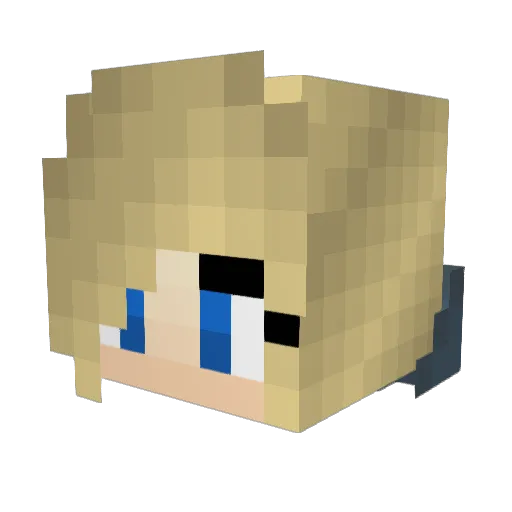 excalibur5033 Minecraft avatar head, 3D render