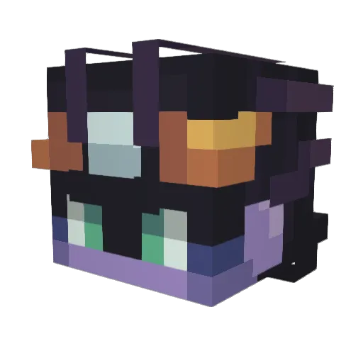 excalikraft Minecraft avatar head, 3D render